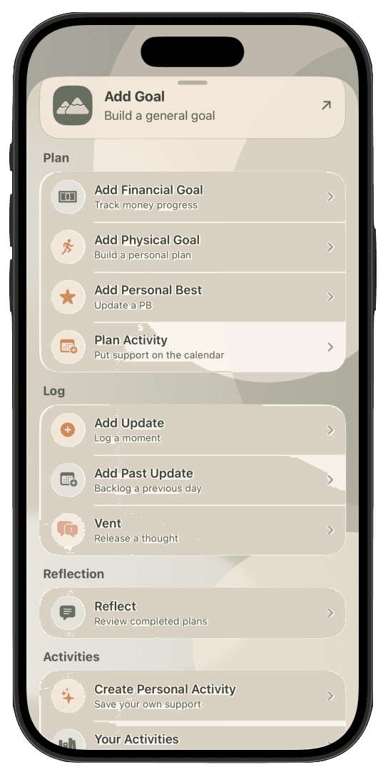 AboutToday history and calendar screen